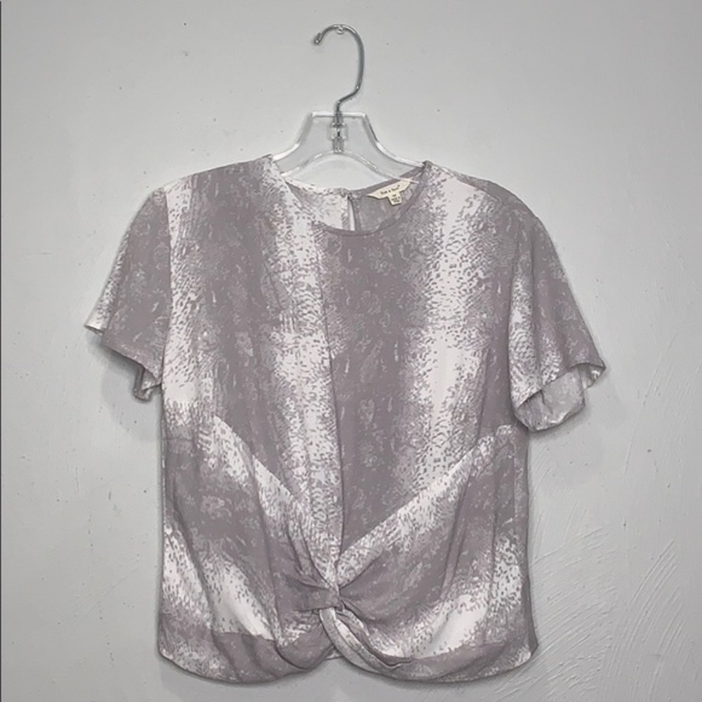 NEW Sim & Sam White snake print  shirt